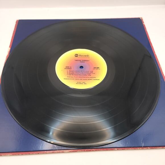 Poco Indian Summer Vinyl Record 1977 - Picture 3 of 6